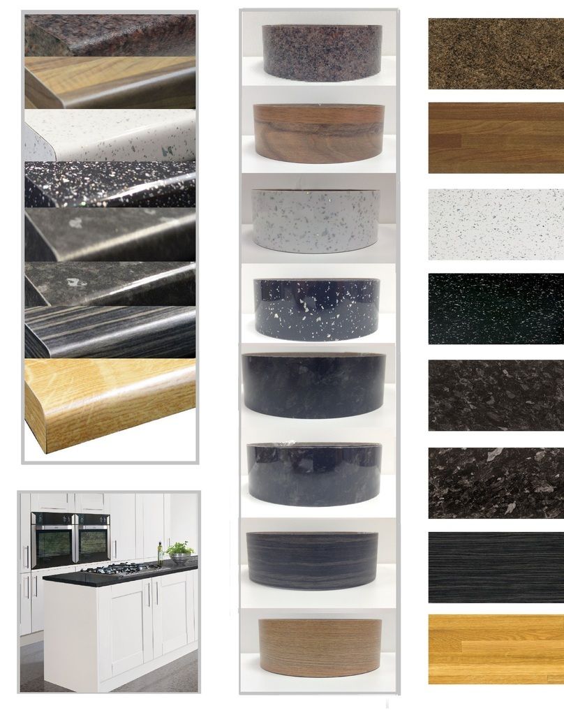 WHITE SPARKLE GLOSS LAMINATE KITCHEN WORKTOP EDGING STRIP 1500mm x 40mm